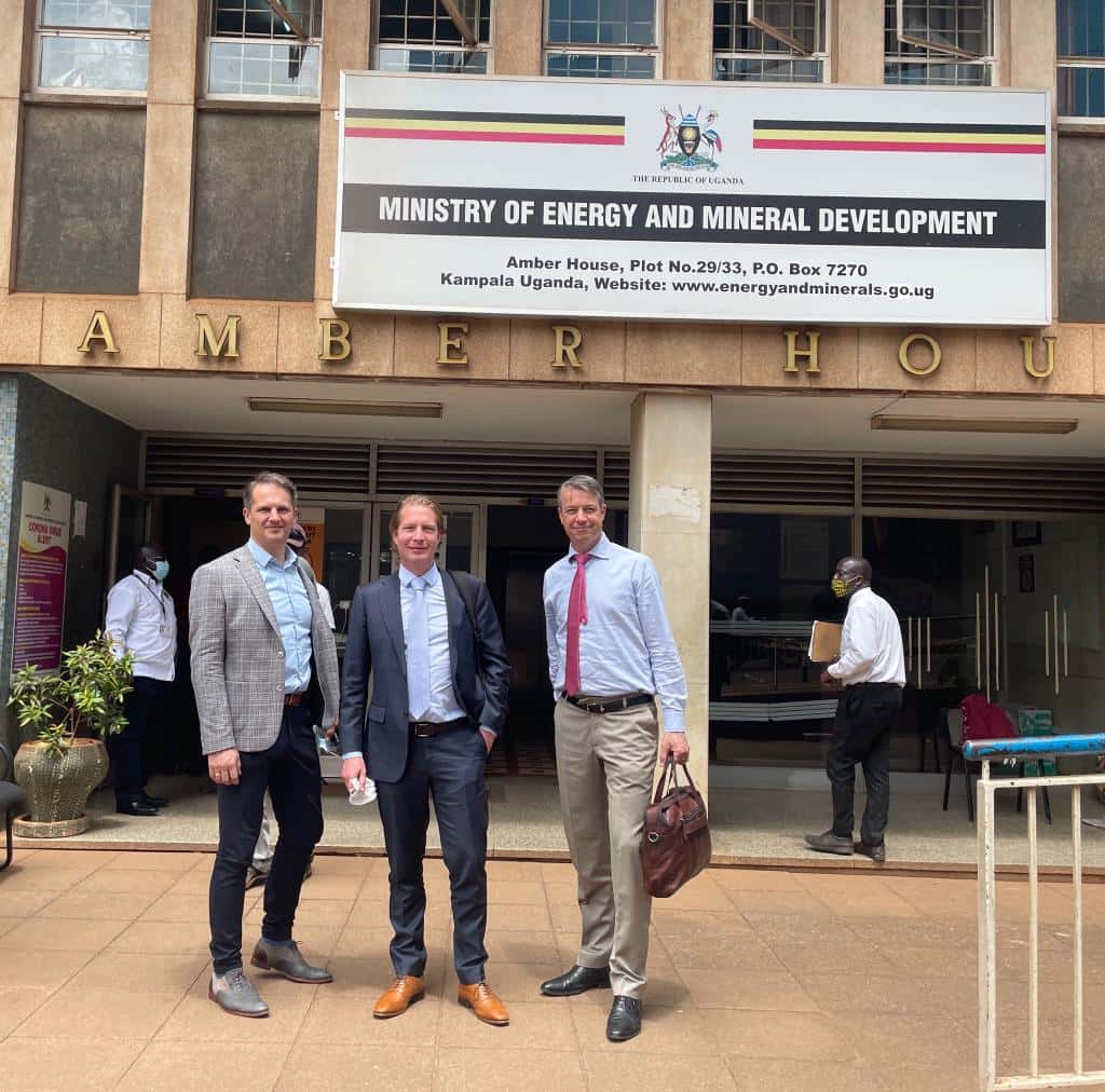 NTCS team visiting the Ministry of Energy and Mineral Development in Kampala , Uganda (Roland Ferwerda, Bas Hoefman , Marcel van Dam)