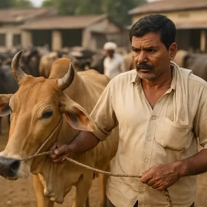 Human livestock interaction India copy